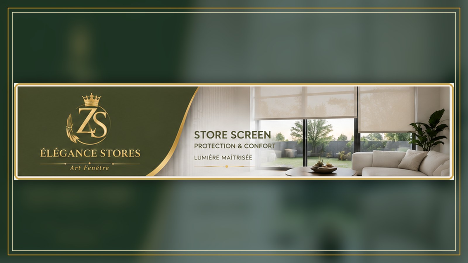 Store screen protection et confort