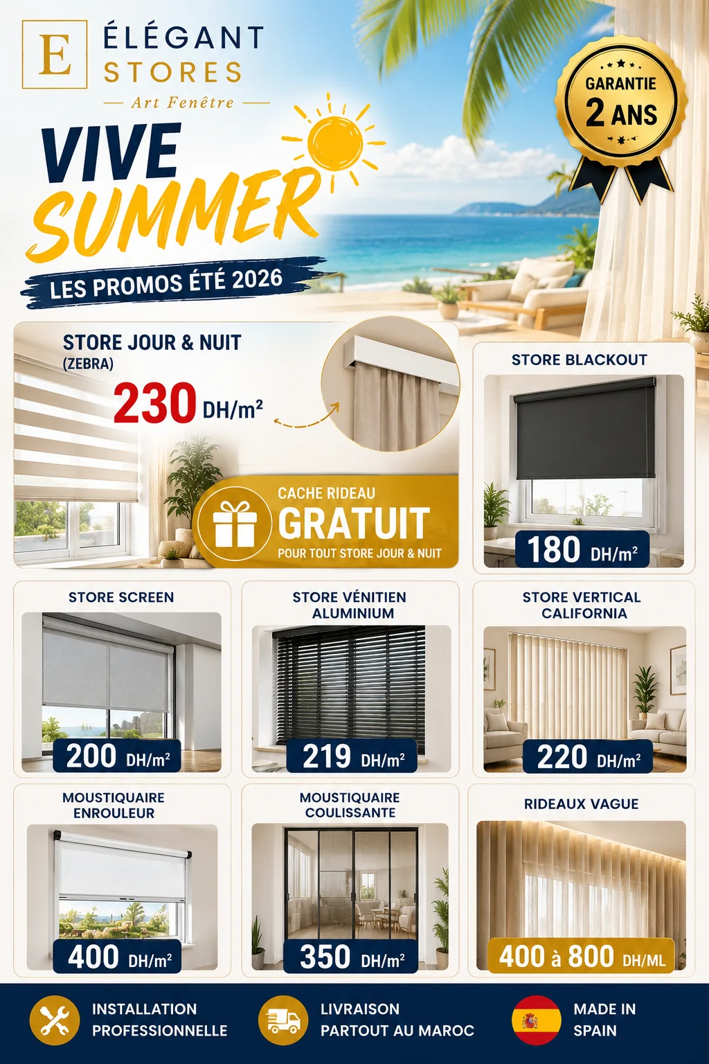 Promos été 2026 Elegant Store
