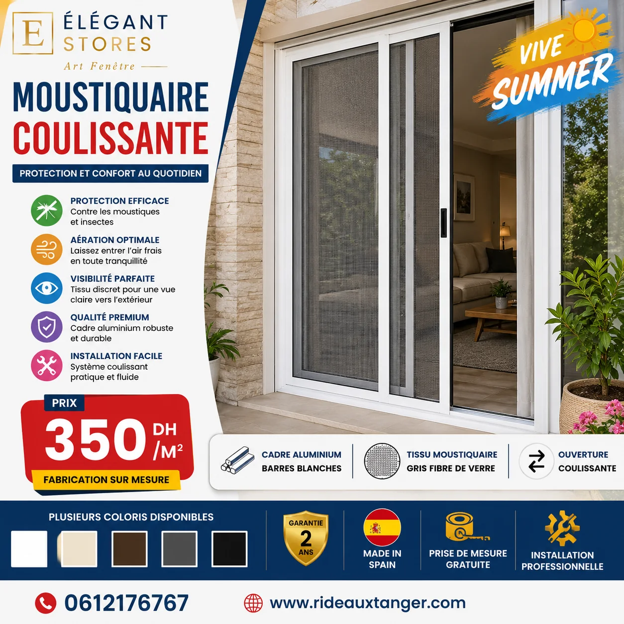 Moustiquaire Coulissante Elegant Store