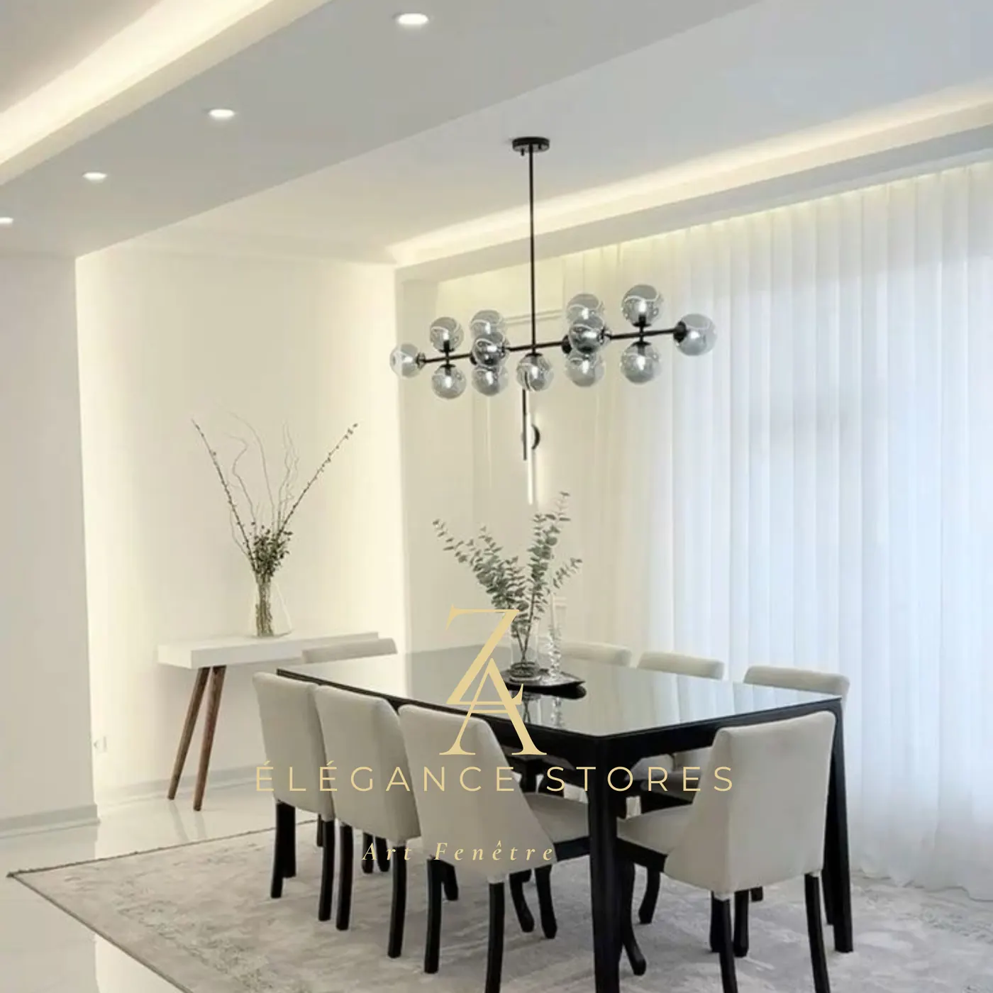 Rideau Voilage Vague sur mesure Elegant Store